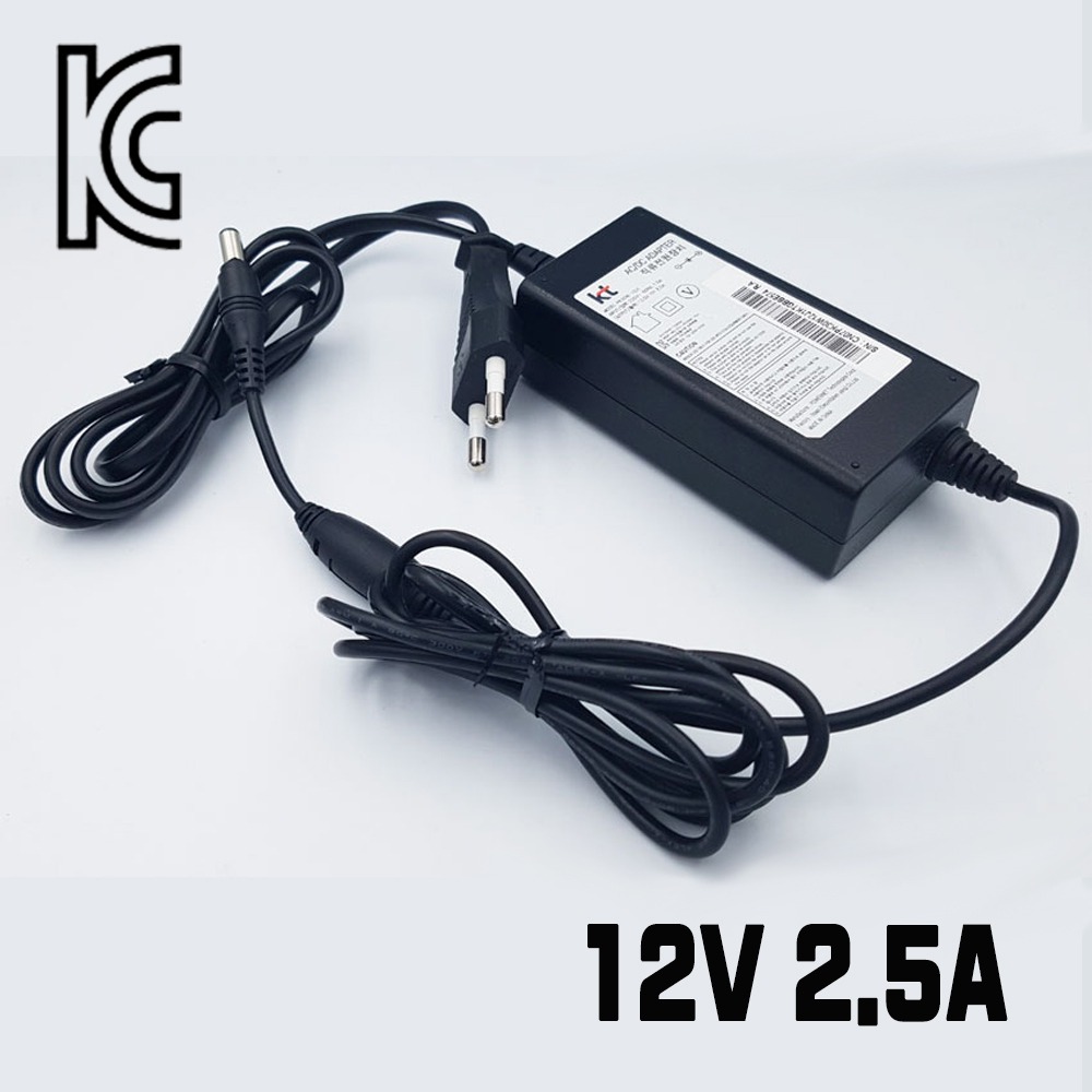 12V 어댑터 2.5A 모니터 어댑터 KT 정품 전원 일체형 아답터
