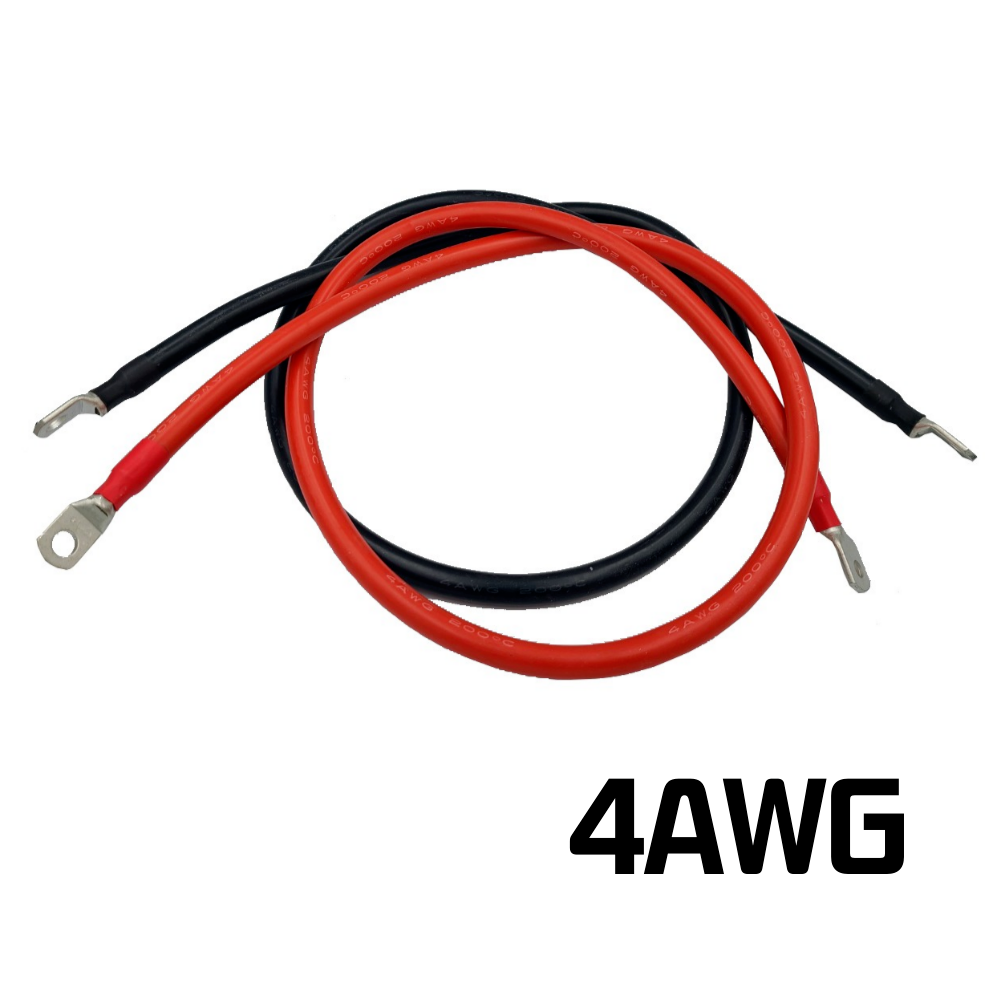 4AWG 인버터 케이블 배터리 연결선 1M