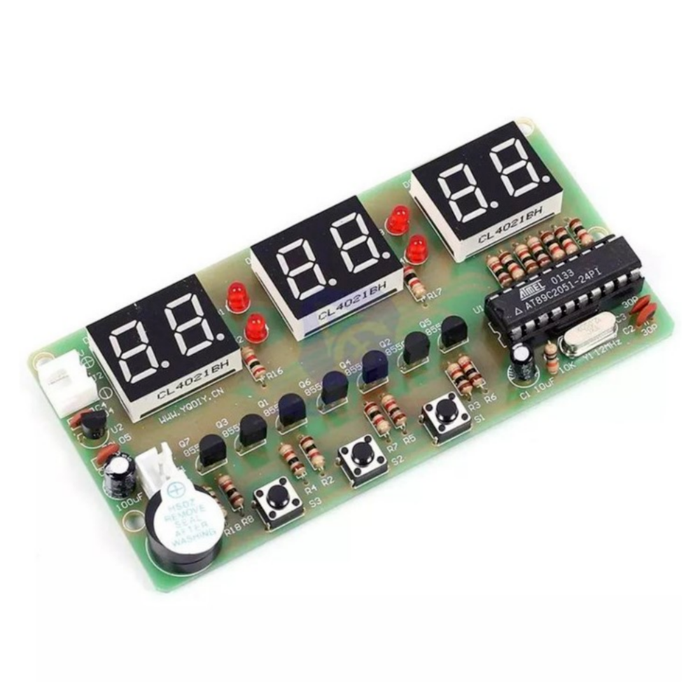 전자학습교재 납땜연습 6비트 디지털 시계 키트 납땜